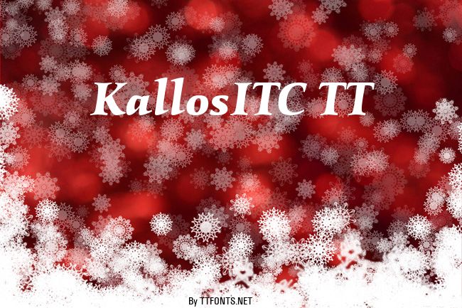 KallosITC TT example